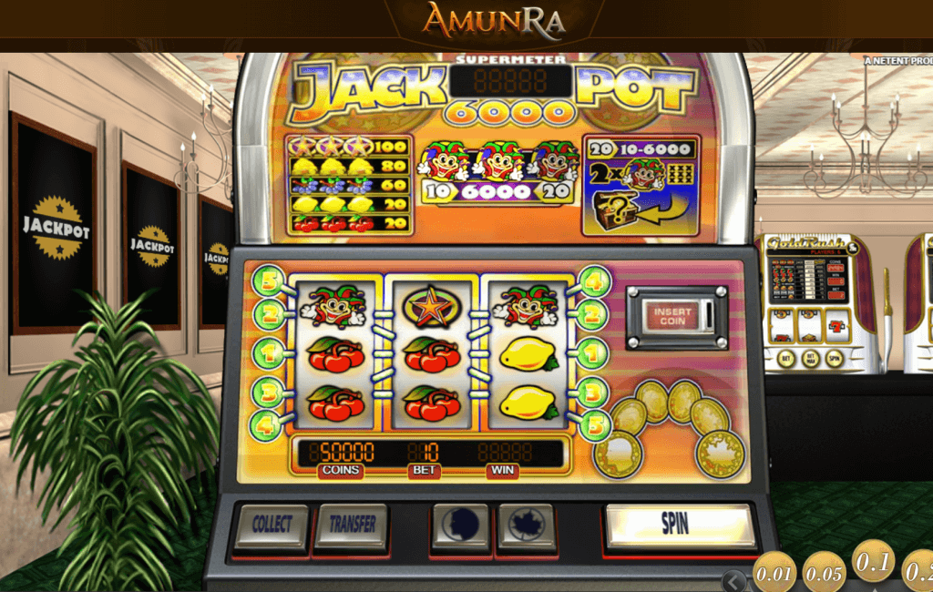 Jackpot 6000 at AmunRa