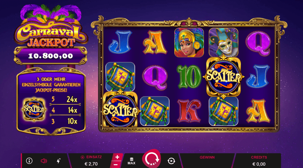 Carnaval Jackpot Slot