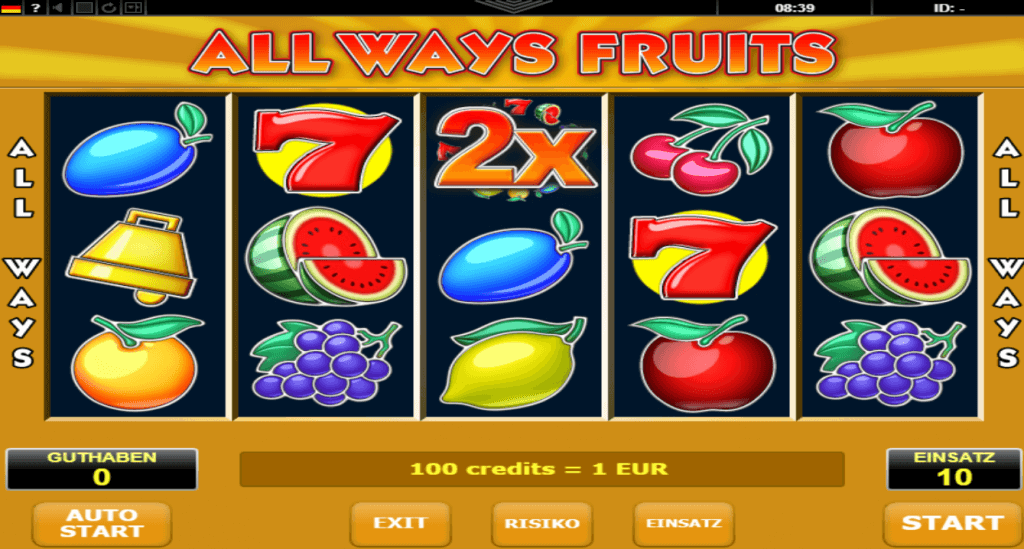 The All Ways Fruits Slot