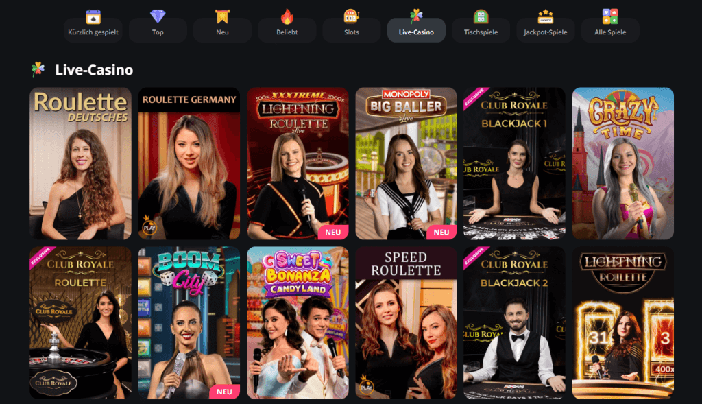 Excite Win Live Casino